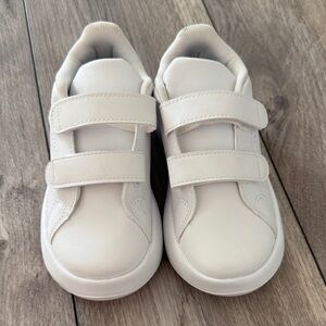 adidas Kids' Cream Velcro Sneakers